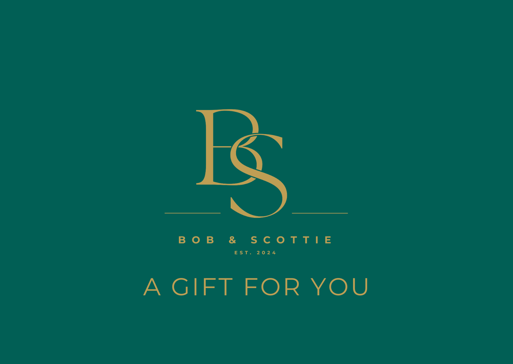 Bob & Scottie Geschenkkart