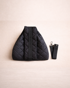 Bob & Scottie luxe hondendraagtas zwart voor kleine honden en puppy's 